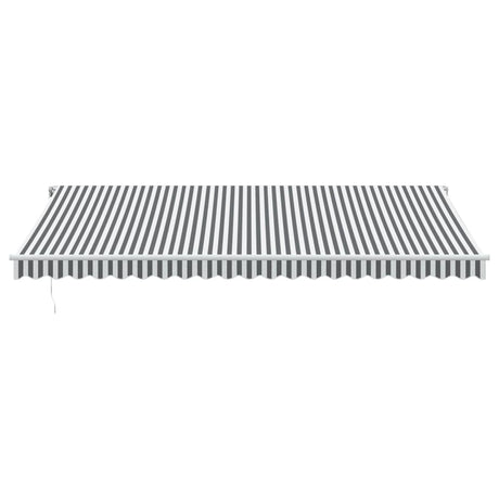 Automatic Retractable Awning Anthracite&White