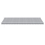 Manual Retractable Awning Anthracite&White 600X300 Cm