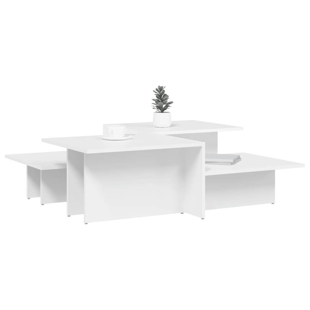 Coffee Tables 2 Pcs Engineered Wood