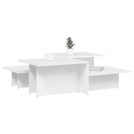Coffee Tables 2 Pcs Engineered Wood