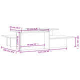 Coffee Tables 2 Pcs Engineered Wood