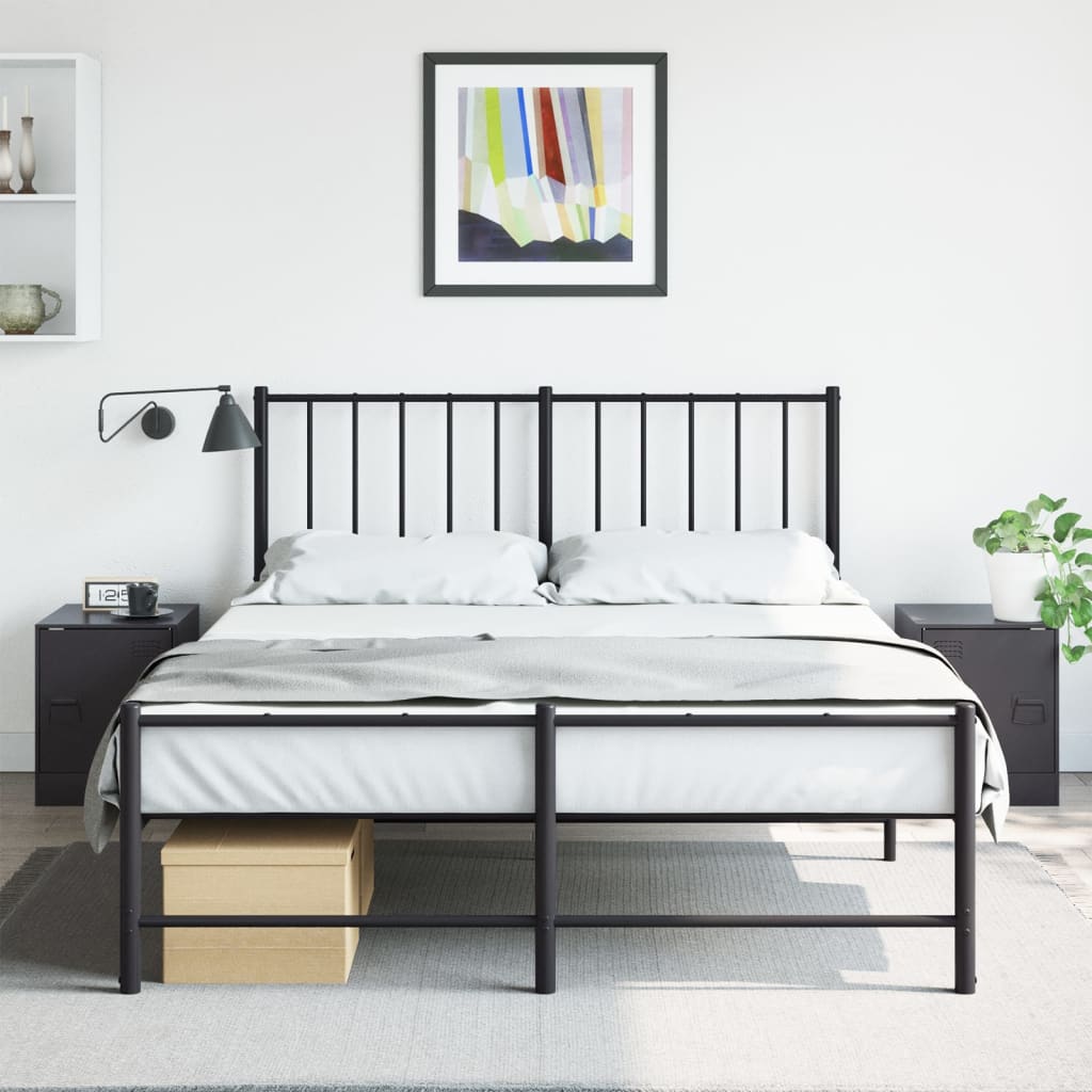 Bedside Cabinets 2 Pcs 34.5X39X44 Cm Steel