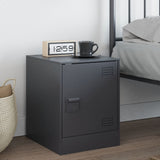 Bedside Cabinets 2 Pcs 34.5X39X44 Cm Steel