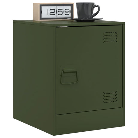 Bedside Cabinets 2 Pcs 34.5X39X44 Cm Steel