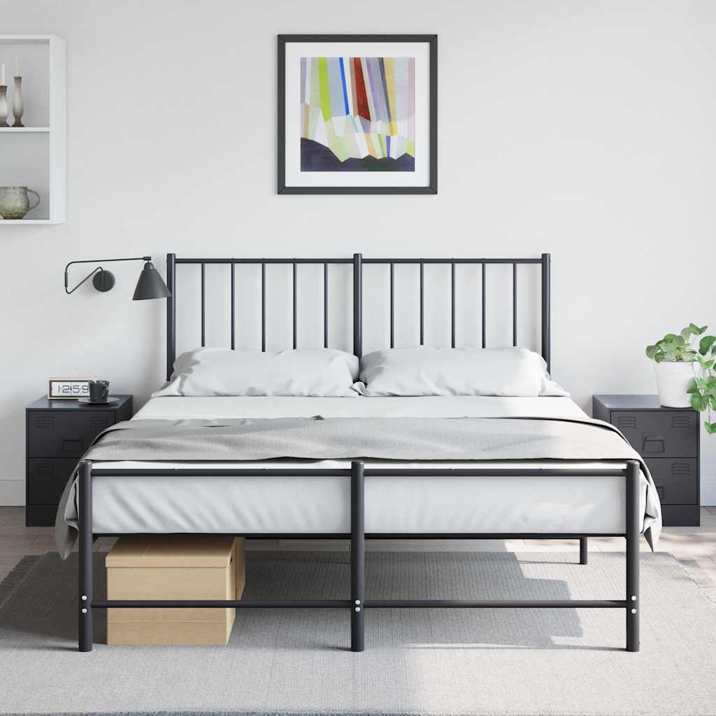 Bedside Cabinet 34.5X39X44 Cm Steel