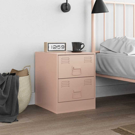 Bedside Cabinet 34.5X39X44 Cm Steel