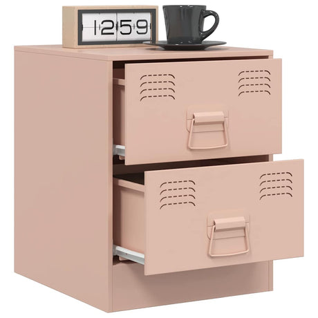 Bedside Cabinet 34.5X39X44 Cm Steel