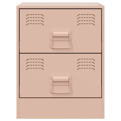 Bedside Cabinet 34.5X39X44 Cm Steel