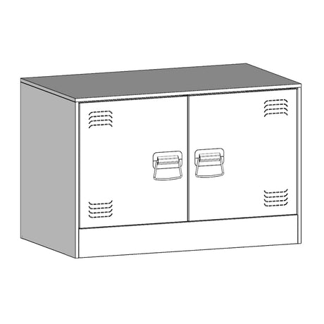 Tv Cabinet 67X39X44 Cm Steel