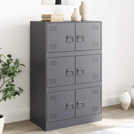 Sideboard 67X39X107 Cm Steel