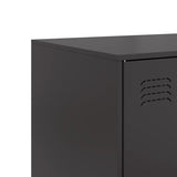 Sideboard 67X39X107 Cm Steel