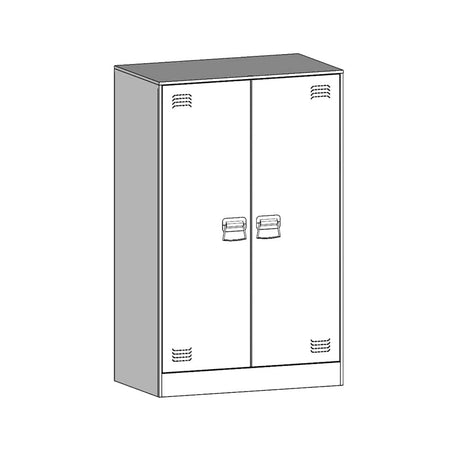 Sideboard 67X39X107 Cm Steel