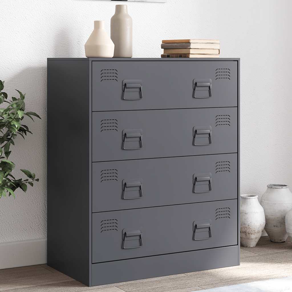 Sideboard 67X39X83 Cm Steel