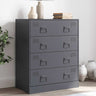 Sideboard 67X39X83 Cm Steel