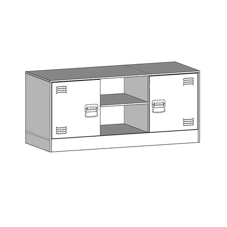 Tv Cabinet 99X39X44 Cm Steel