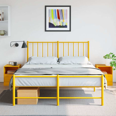 Bedside Cabinet 34.5X39X44 Cm Steel