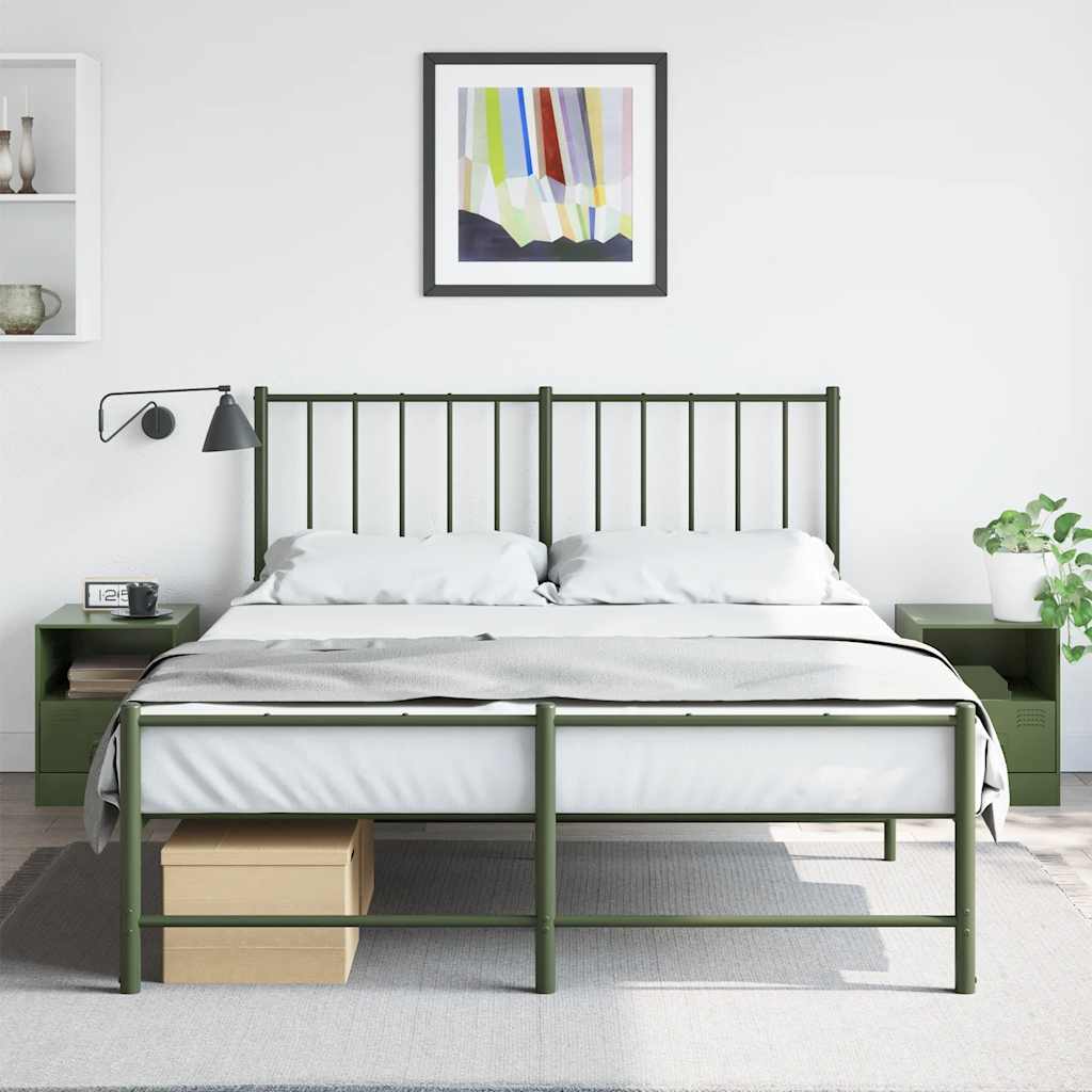 Bedside Cabinet 34.5X39X44 Cm Steel