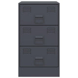 Bedside Cabinet 34.5X39X62 Cm Steel