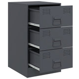 Bedside Cabinet 34.5X39X62 Cm Steel