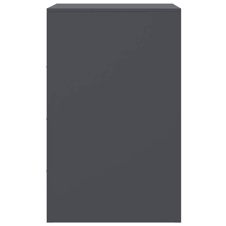Bedside Cabinet 34.5X39X62 Cm Steel
