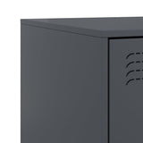 Bedside Cabinet 34.5X39X62 Cm Steel