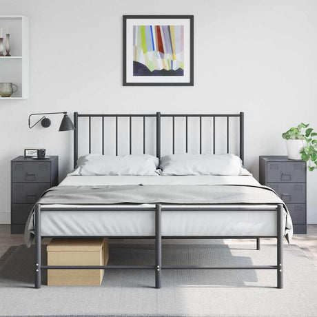 Bedside Cabinet 34.5X39X62 Cm Steel