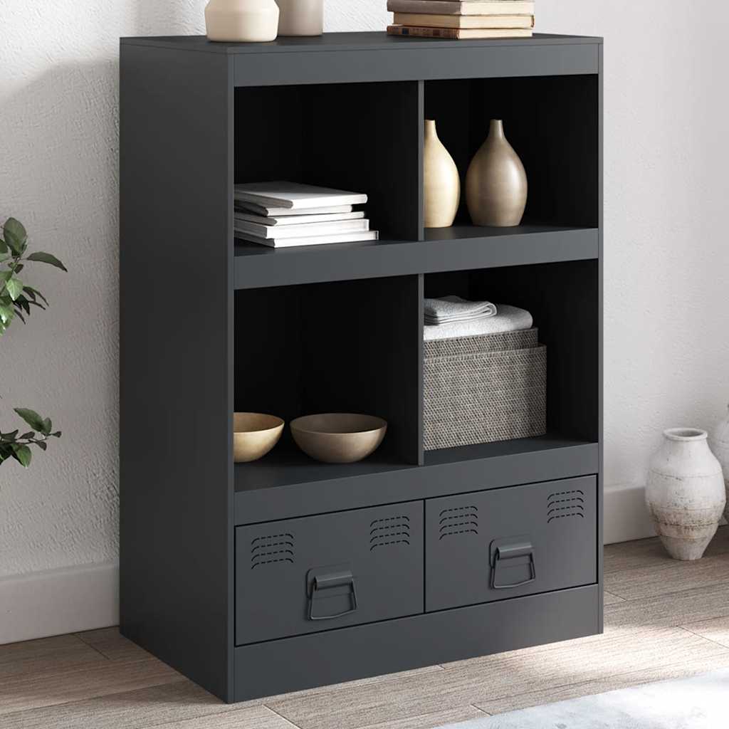 Highboard 67X39X95 Cm Steel
