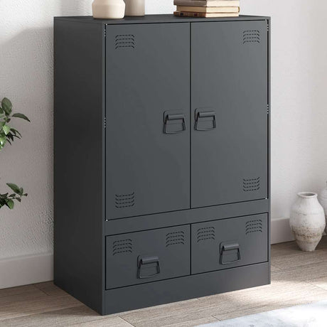 Highboard 67X39X95 Cm Steel
