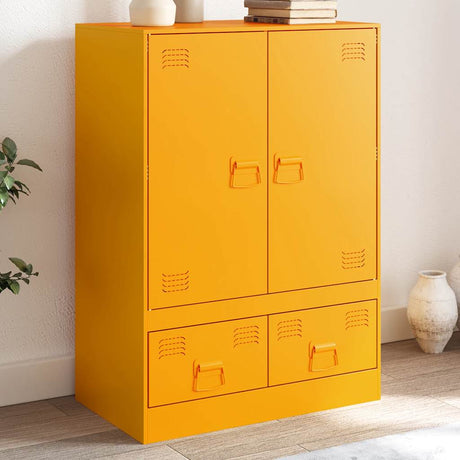 Highboard 67X39X95 Cm Steel