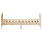 Bed Frame Without Mattress Solid Wood Pine