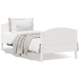 Bed Frame Without Mattress Solid Wood Pine