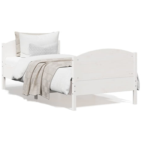 Bed Frame Without Mattress Solid Wood Pine