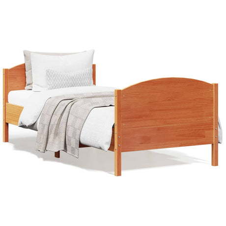 Bed Frame Without Mattress Solid Wood Pine
