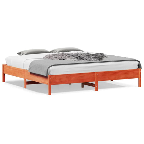 Bed Frame Without Mattress Small Double Solid Wood Pine