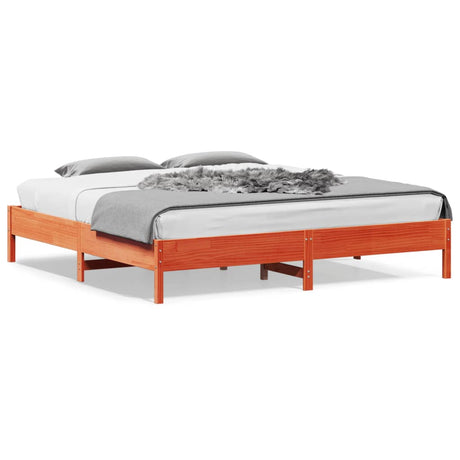 Bed Frame Without Mattress Small Double Solid Wood Pine