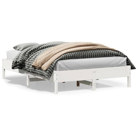 Bed Frame Without Mattress Small Double Solid Wood Pine