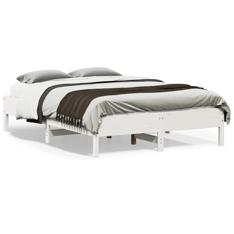 Bed Frame Without Mattress Small Double Solid Wood Pine
