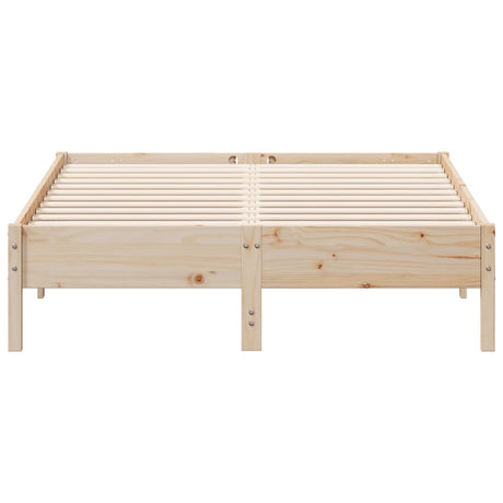 Bed Frame Without Mattress Small Double Solid Wood Pine