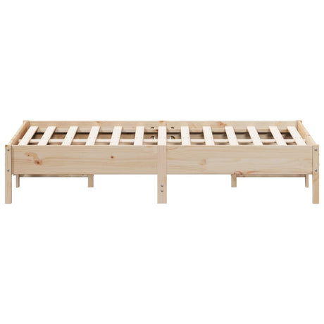 Bed Frame Without Mattress Small Double Solid Wood Pine