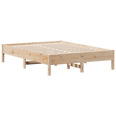 Bed Frame Without Mattress Small Double Solid Wood Pine
