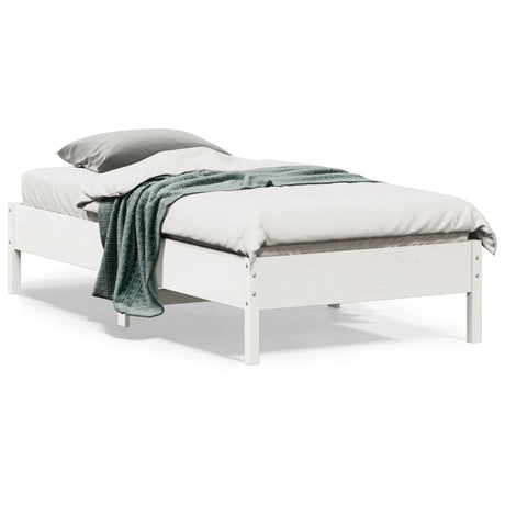 Bed Frame Without Mattress Small Double Solid Wood Pine