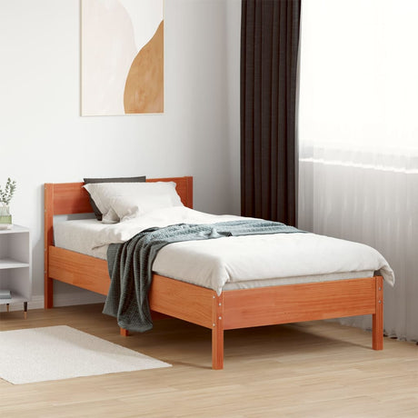 Bed Frame Without Mattress Solid Wood Pine