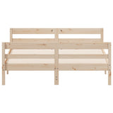 Bed Frame Without Mattress Solid Wood Pine