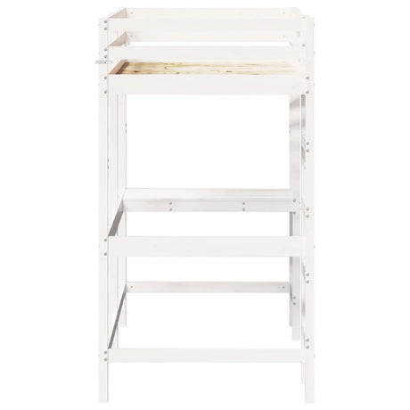 Loft Bed Without Mattress Solid Wood Pine