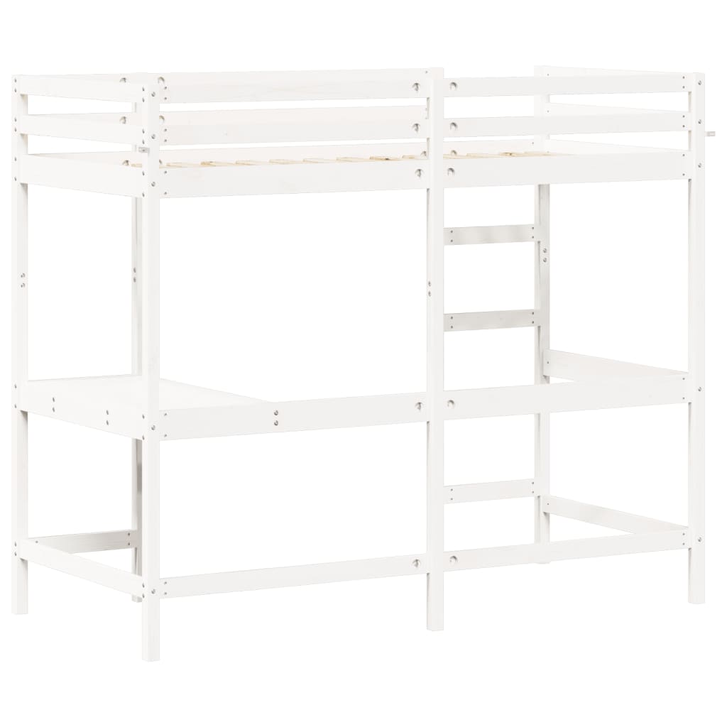 Loft Bed Without Mattress Solid Wood Pine