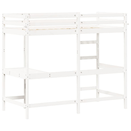 Loft Bed Without Mattress Solid Wood Pine