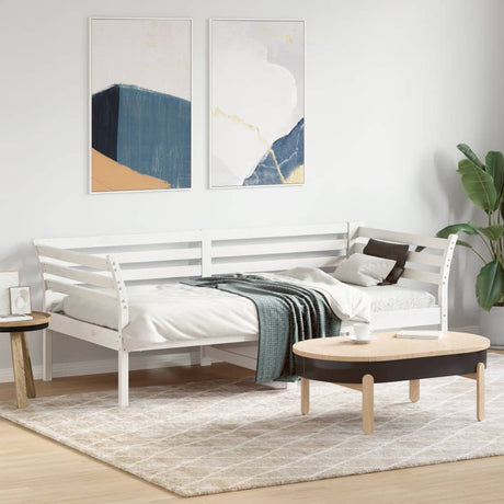 Day Bed Without Mattress Wax Small Single Solid Wood Pine