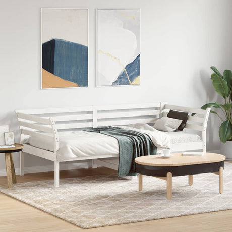 Day Bed Without Mattress Wax Small Single Solid Wood Pine