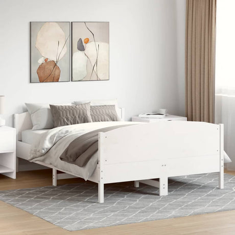 Bed Frame Without Mattress Solid Wood Pine