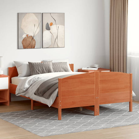Bed Frame Without Mattress Solid Wood Pine